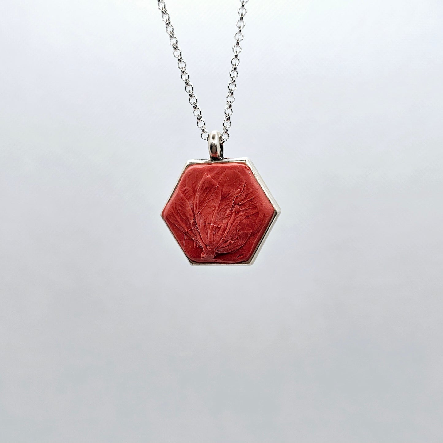 Hexagon Botanical Necklace