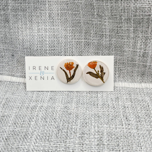 Orange Blossom Earrings